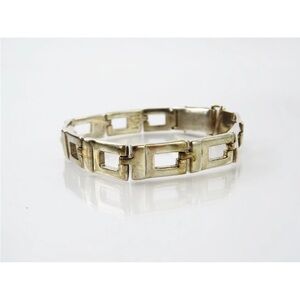 Gucci Silver Geometric Bracelet